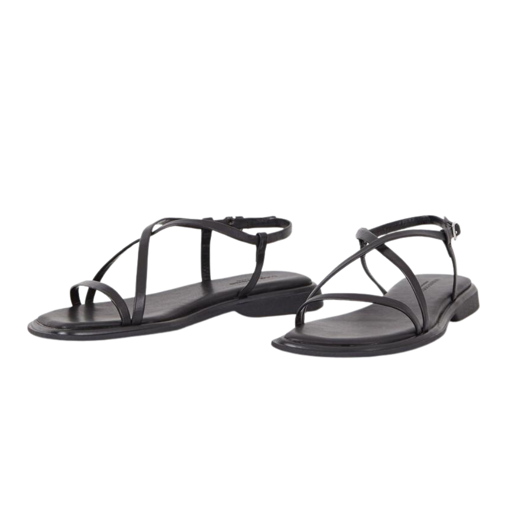 Izzy Leather sandaler - sort